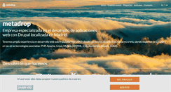 Desktop Screenshot of metadrop.net