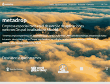 Tablet Screenshot of metadrop.net